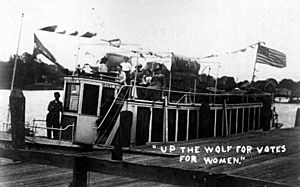 "Up the Wolf for Votes for Women" c. 1910