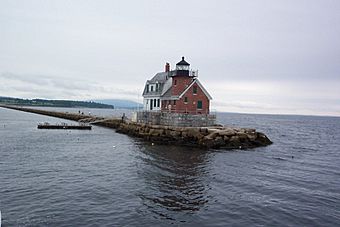 'Rockland Breakwater Lighthouse in Maine' by Tania Dey.jpg
