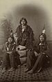 1883 Wounded Yellow Robe, Henry Standing Bear, and Chauncey Yellow Robe