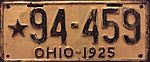 1925 Ohio license plate.JPG