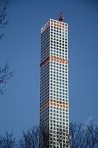 Construction progress of 432 Park Avenue in March 2015