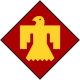 45th Infantry insignia (thunderbird)