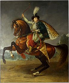 Antoine-Jean Gros - Equestrian portrait of prince Boris Yusupov - Google Art Project.jpg