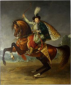 Antoine-Jean Gros - Equestrian portrait of prince Boris Yusupov - Google Art Project