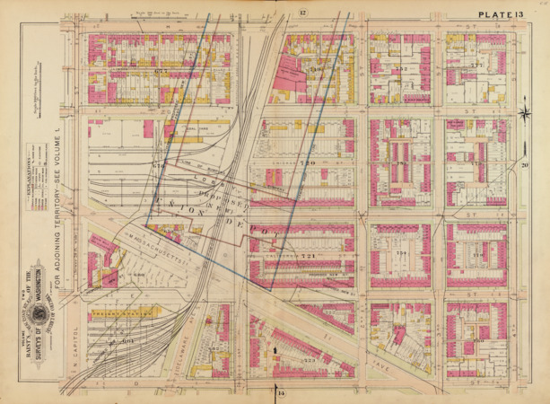 Baist's real estate atlas of surveys of Washington, District of Columbia - Plate 13