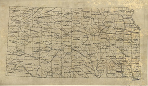 Base map of Kansas. LOC 2005625111