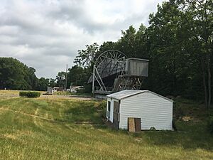 Bell Labs annex structures on Crawford Hill alongside Horn Antenna