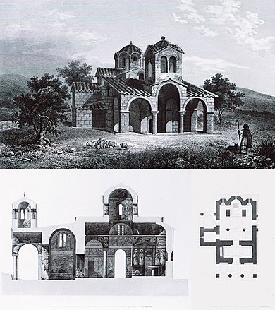 Blouet - Église de Samari - Morea Expedition 1829