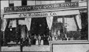 Boston Dry Goods (J. W. Robinson Co.) New Store (1887), 171–173 Spring Street, Los Angeles