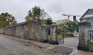 Boundary Wall And Gate Pillars, Departments Of Forestry And Botany, The Chanonry