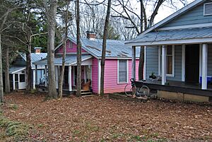 Brightwell Shotgun Homes, photographer facing NE