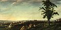 Brooklyn Museum - View of Baltimore from Chapel Hill - Francis Guy - overall