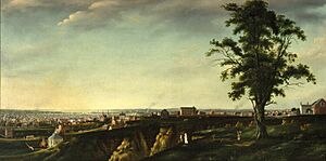 Brooklyn Museum - View of Baltimore from Chapel Hill - Francis Guy - overall