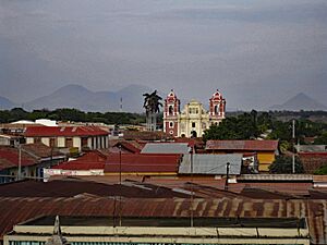 A view of the city towards the Church of the Calvary