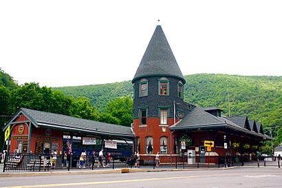 Central Railroad of New Jersey Station, Jim Thorpe, PA 01.JPG