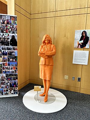 Chavonda Jacobs-Young IfThenSheCan statue