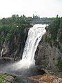 Chute Montmorency vue de la falaise nord