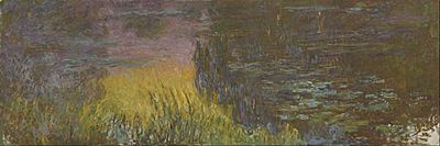 Claude Monet - The Water Lilies - Setting Sun - Google Art Project