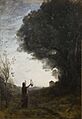 Corot - Orpheus Greeting the Dawn (Orphée salue la lumière) or Hymn to the Sun (L'Hymne au soleil), 1865, 1981.136