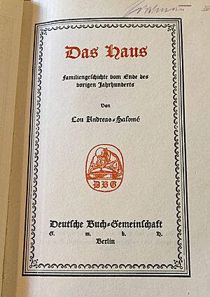 Das Haus cover 1927+ - 1