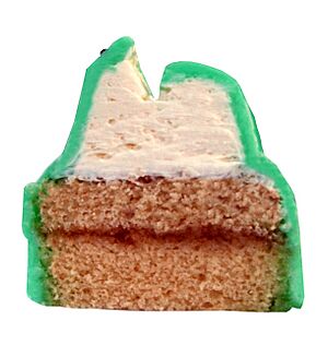 Dissected frog cake