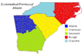 Ecclesiastical Province of Atlanta map