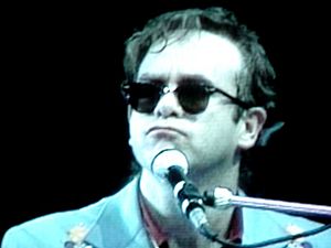 Elton John in 1980s