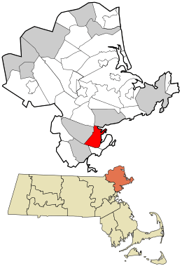 Location in Essex County, Massachusetts