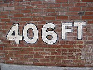 Forbes Field wall 406ft