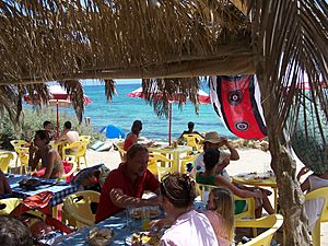 Formentera beach restaurant