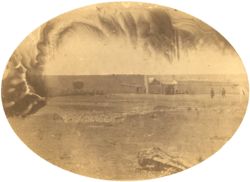 Fort Bridger, by Samuel C. Mills, 1858