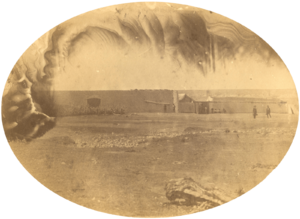 Fort Bridger, by Samuel C. Mills, 1858