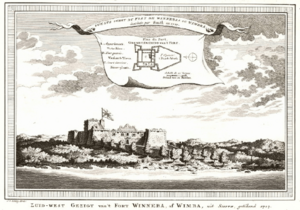 Fort Winneba, 1727 printed 1747
