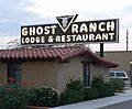 Ghost Ranch Lodge (Tucson) sign from E 1