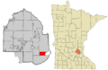 Hennepin County Minnesota Incorporated and Unincorporated areas Richfield Highlighted