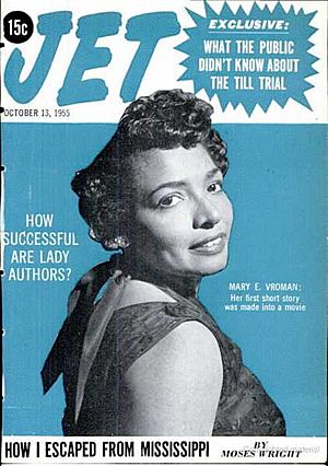 Jet Vroman October 13 1955 cover