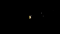Jupiter and the Galilean moons animation
