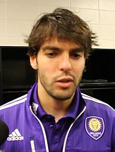 Kaká Postgame In Houston, March 2015 (cropped)