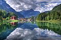 Lago di Alleghe, Belluno, Italy