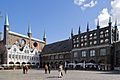 Luebeck-Rathaus am Markt von Suedwesten gesehen-20100905