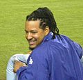 Manny Ramirez at Dodger Stadium