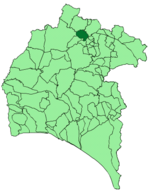 Map of La Nava (Huelva)