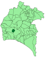 Map of San Bartolomé de la Torre (Huelva)
