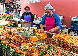 Mexican fast street food
