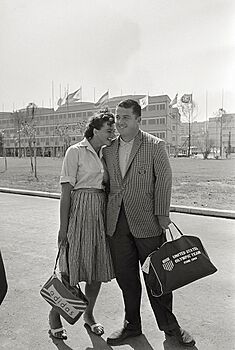 Olga Fikotova and Hal Connolly 1960b