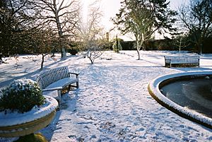 Oxford Botanic Garden in Winter 2004