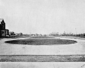 Park Avenue Median Norwood Ohio Looking West 1894
