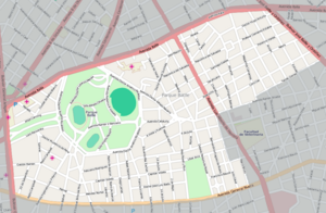 Street map of Parque Batlle–Villa Dolores
