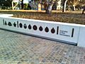 Peacekeekers Memorial Canberra view (logos)
