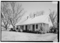 Perspective view looking from the northwest - Lewis Jones House, 2648 Louisiana State Highway 484, Natchez, Natchitoches Parish, LA HABS LA,35-MELRO.V,1-1